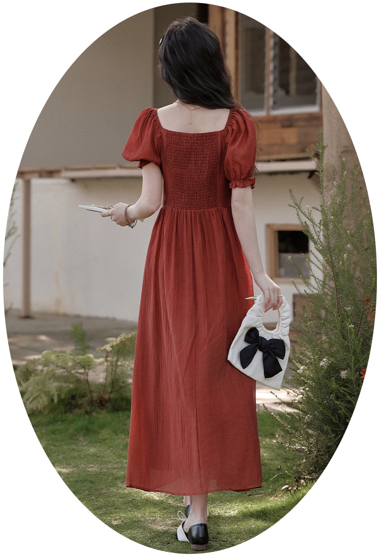 Slim Hepburn style dress temperament evening dress