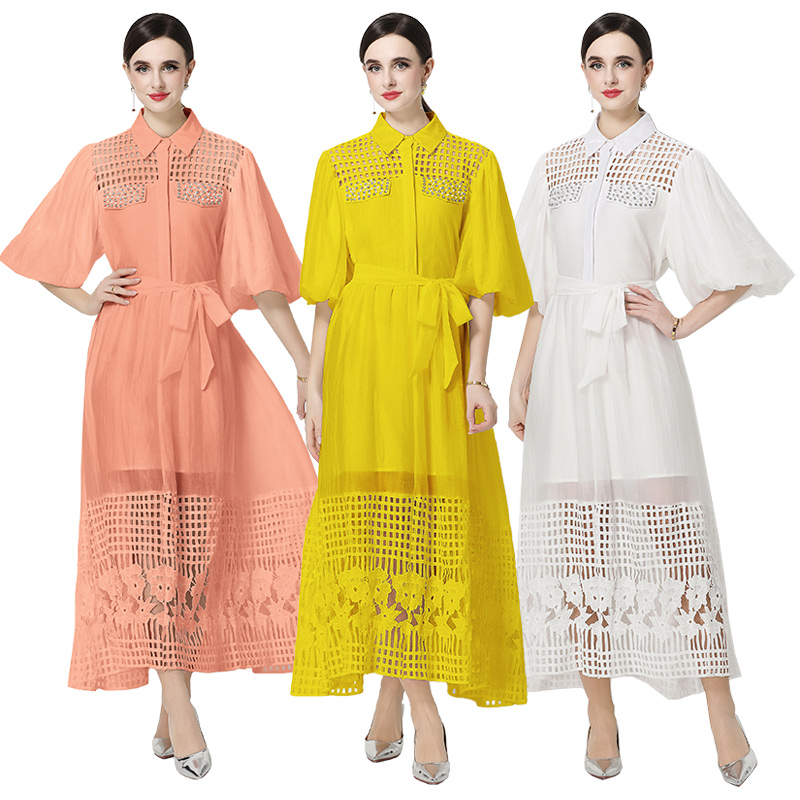 Spring long France style dress