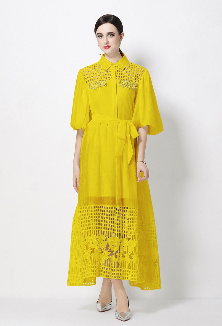 Spring long France style dress