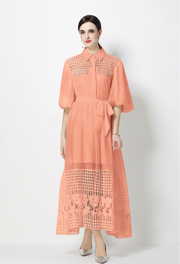 Spring long France style dress