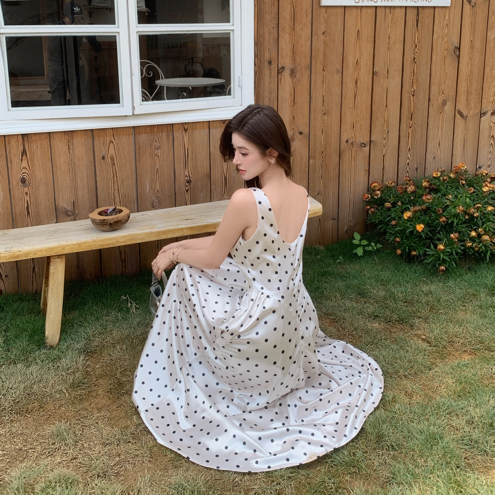 Summer A-line sleeveless elegant dress