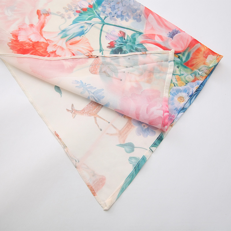 Spring and summer vacation trumpet sleeves dress