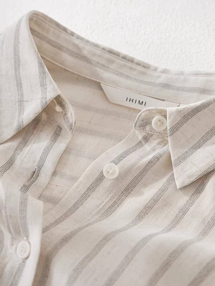 Fashion Casual shirt summer stripe tops for women