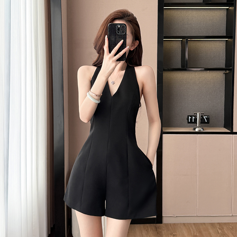 Temperament halter dress sexy skirt for women