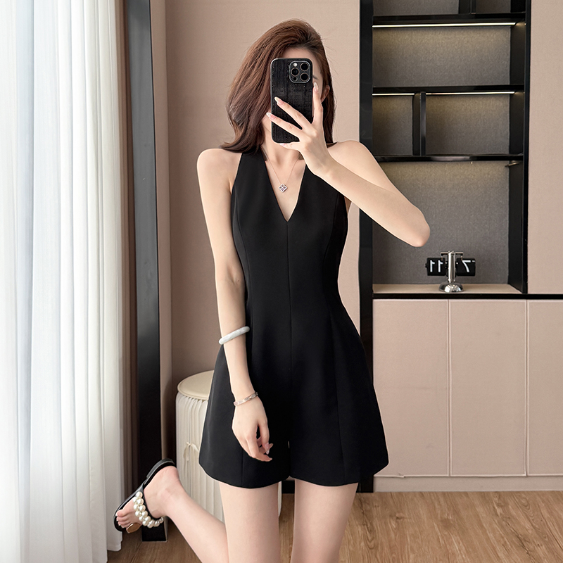 Temperament halter dress sexy skirt for women
