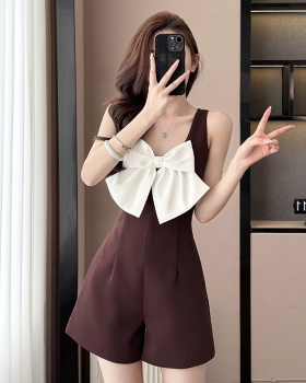 Chanelstyle fashion shorts slim France style jumpsuit