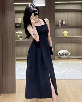 Sleeveless Korean style summer all-match simple dress