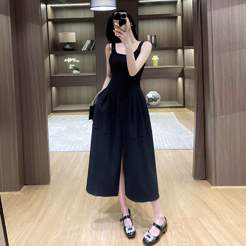 Sleeveless Korean style summer all-match simple dress