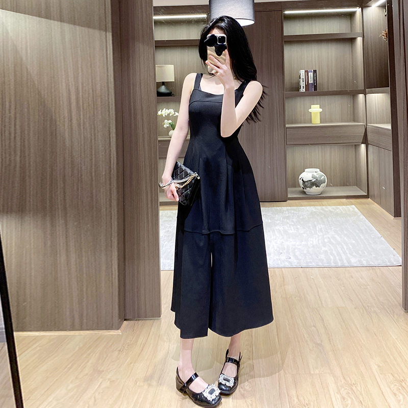 Sleeveless Korean style summer all-match simple dress