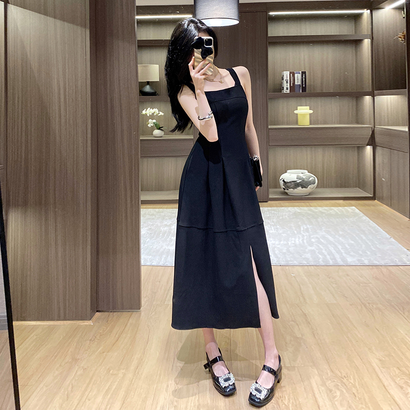 Sleeveless Korean style summer all-match simple dress