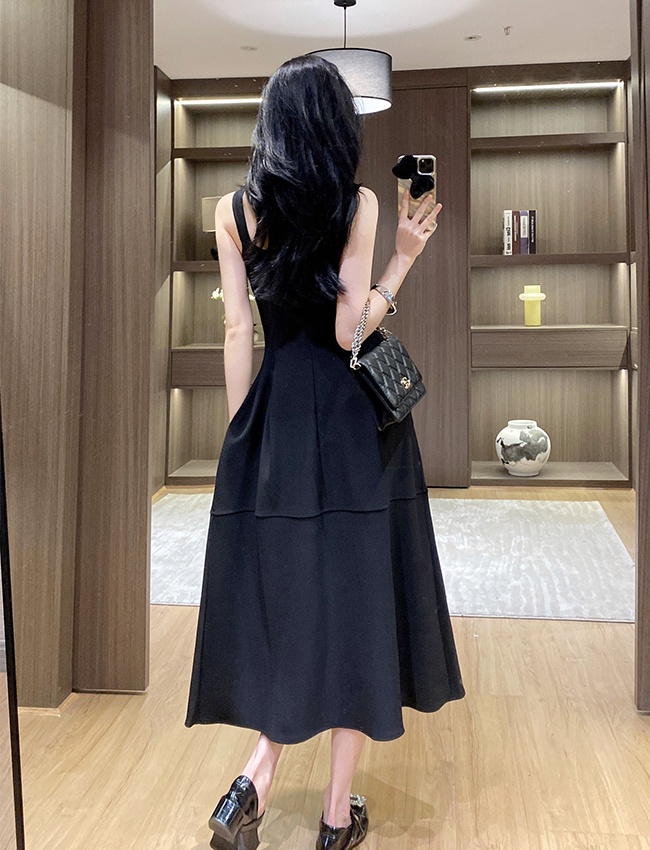 Sleeveless Korean style summer all-match simple dress