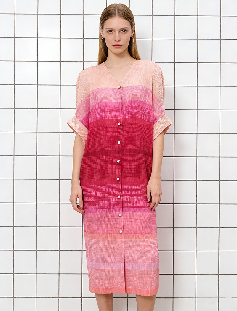 Loose fold cardigan large yard elegant dress for women