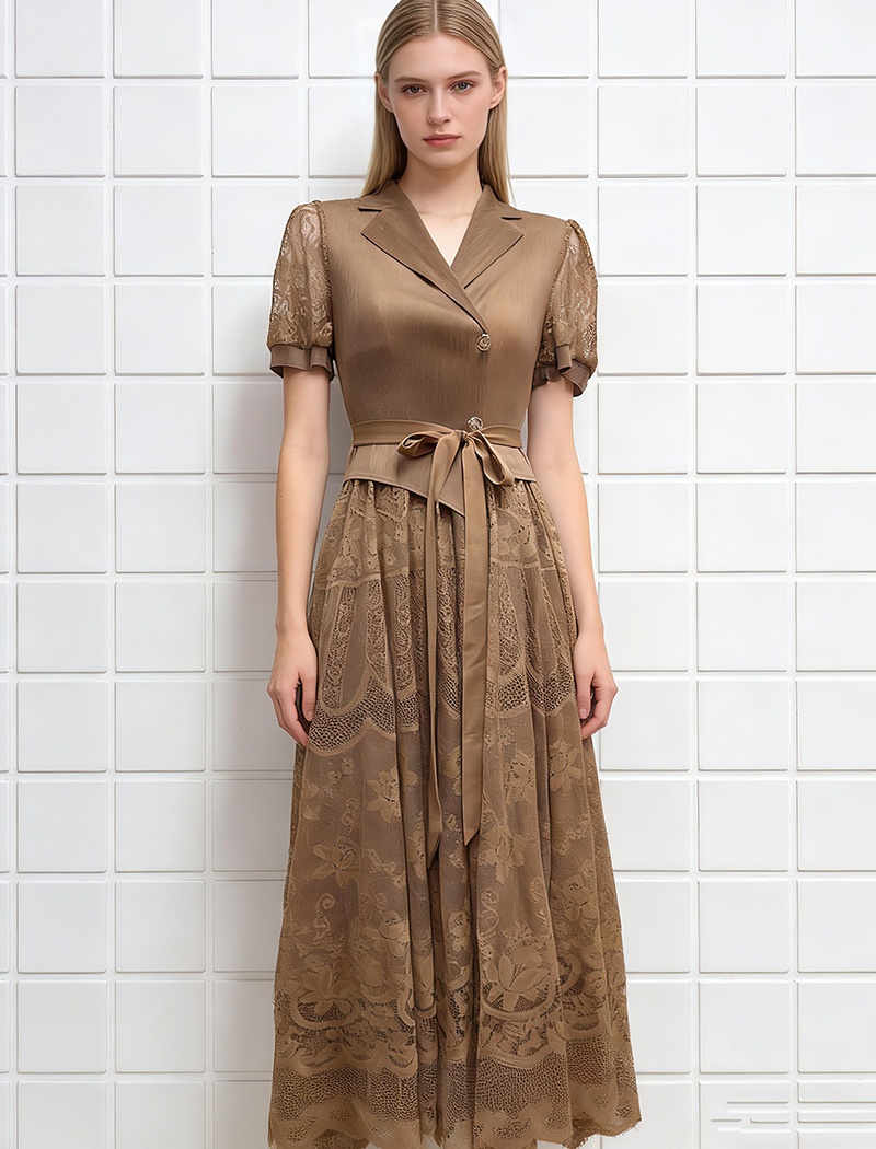 Lace show young business suit elegant dress for women