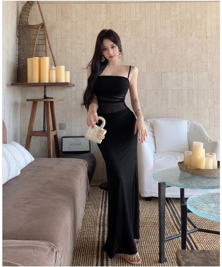 Sexy long dress light luxury dress for women