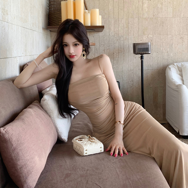 Sexy long dress light luxury dress for women