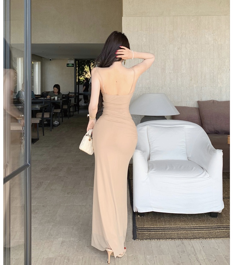 Sexy long dress light luxury dress for women