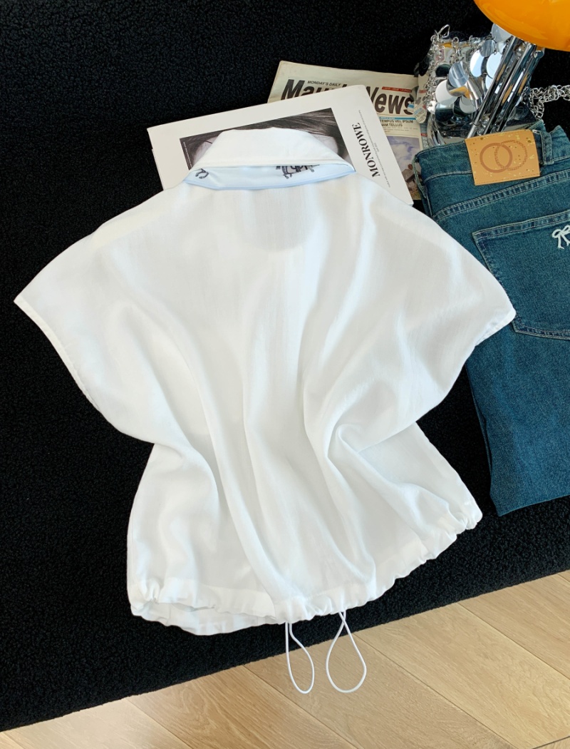 Korean style niche scarves summer sleeveless tops