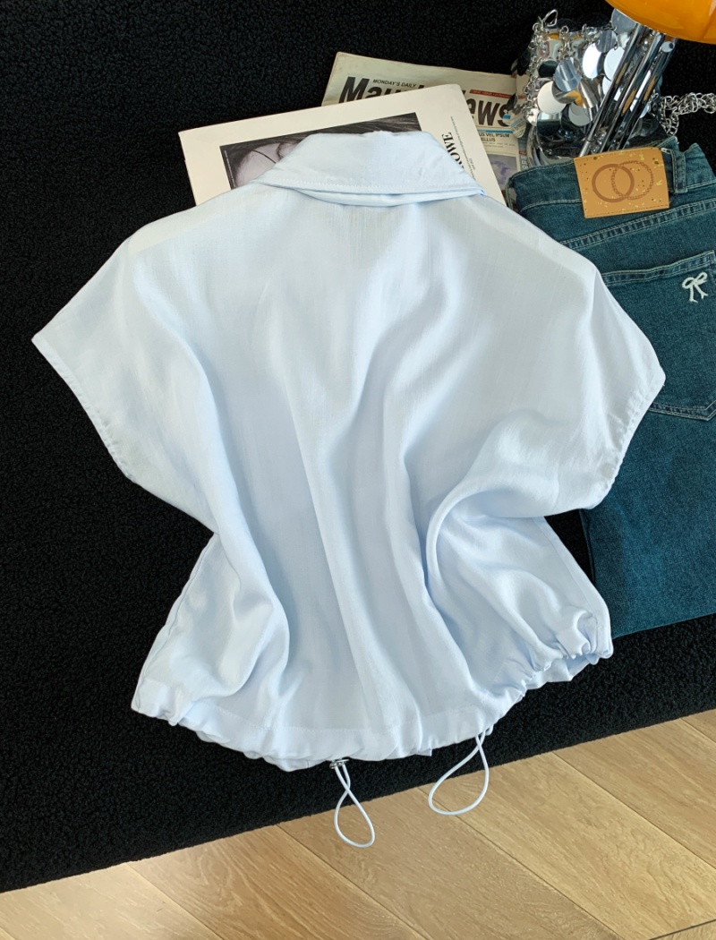 Korean style niche scarves summer sleeveless tops