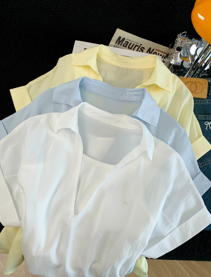 Sling Casual tops with belt shirt 3pcs set