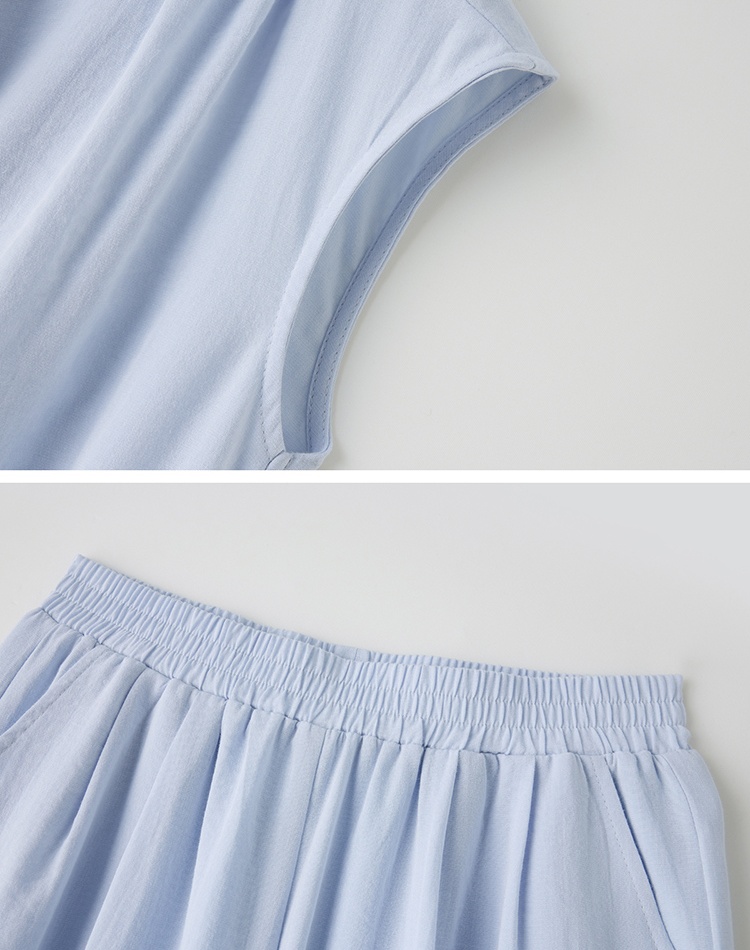 Summer tops fashion long pants 2pcs set