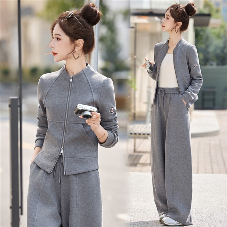 Thin spring light at home mature style cardigan 2pcs set