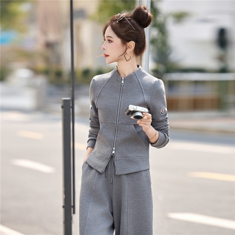 Thin spring light at home mature style cardigan 2pcs set