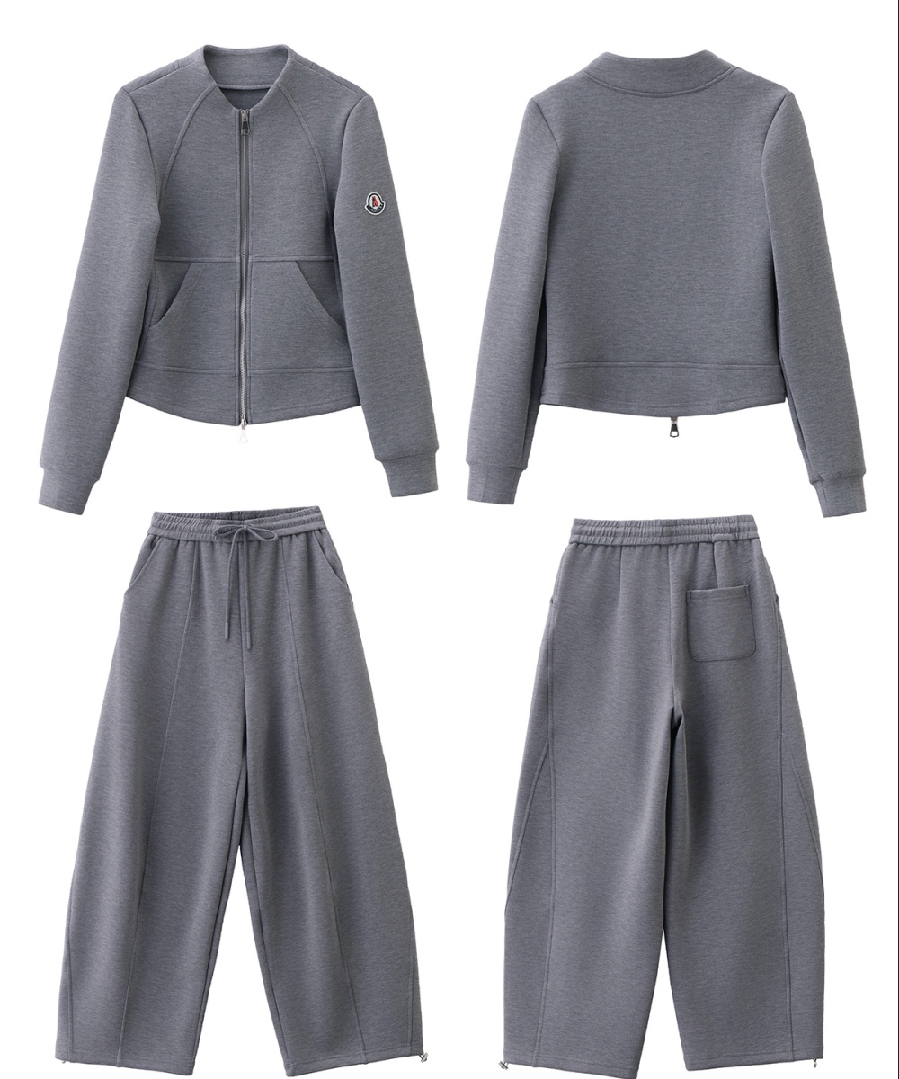 Thin spring light at home mature style cardigan 2pcs set