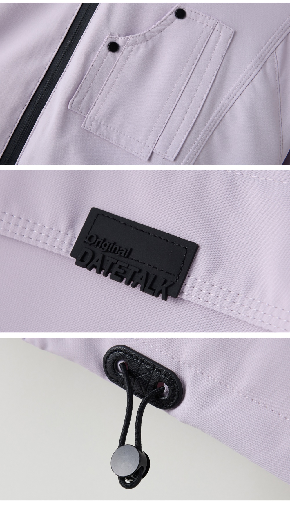 Casual windbreaker hooded one-piece for women