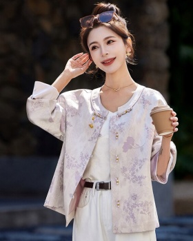 Casual embroidery spring loose Chinese style jacket