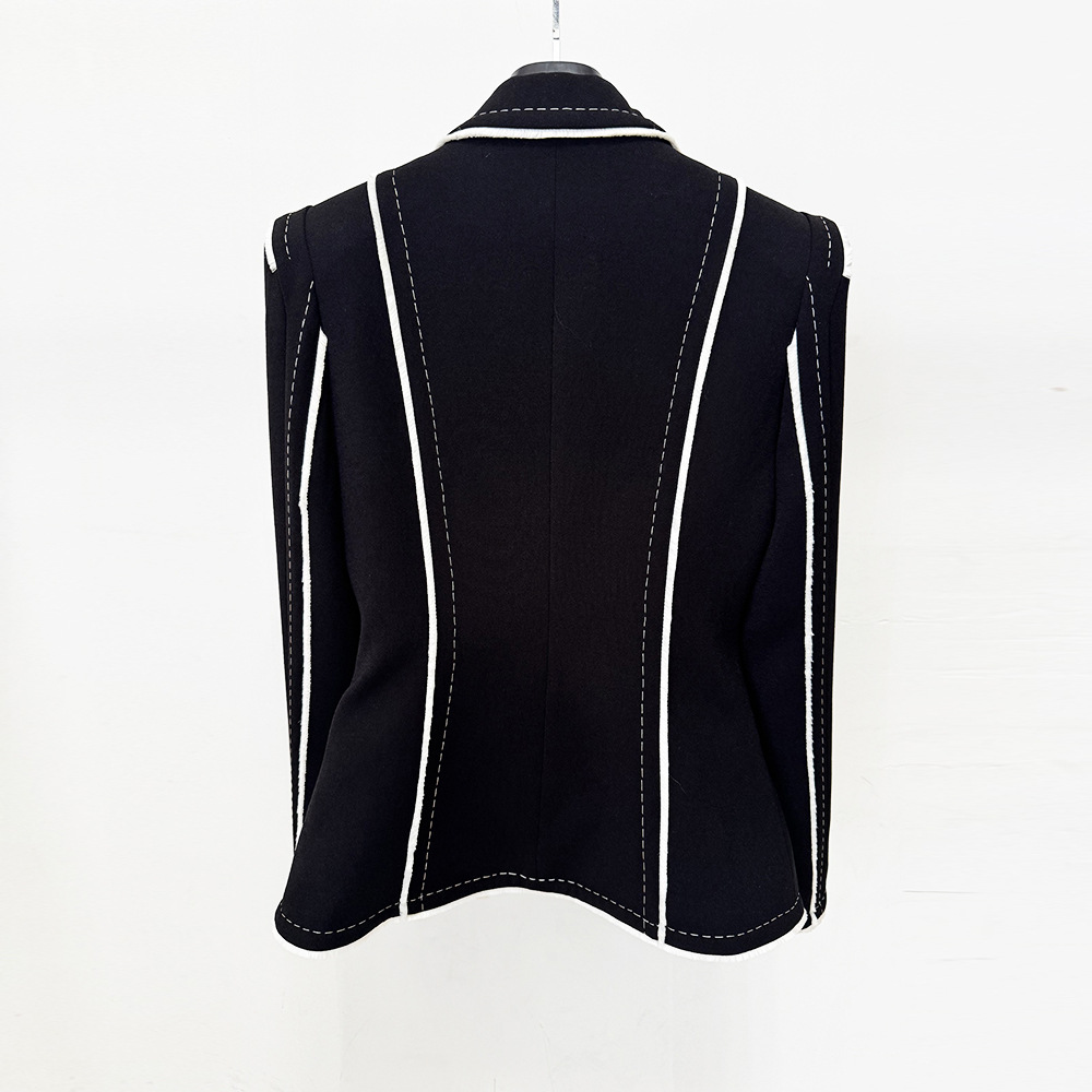 Slim mixed colors jacket fashion European style coat