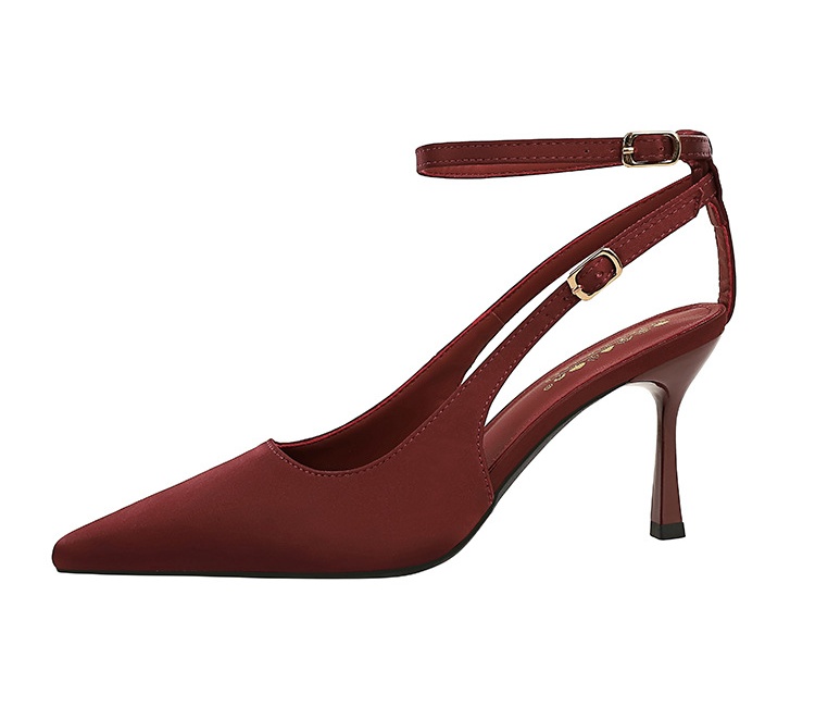 Leopard high-heeled shoes temperament shoes for women