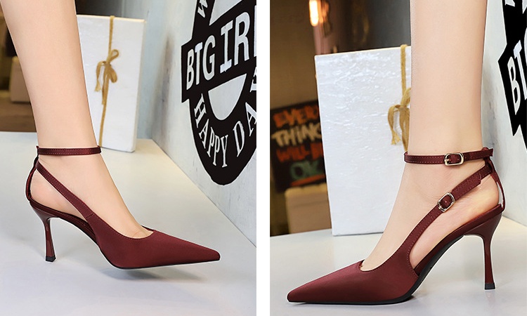 Leopard high-heeled shoes temperament shoes for women