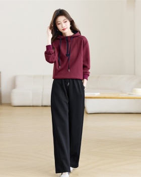 Spring Casual hooded Western style hoodie a set for women