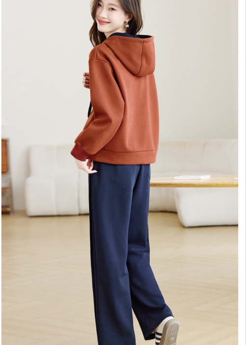 Spring Casual hooded Western style hoodie a set for women