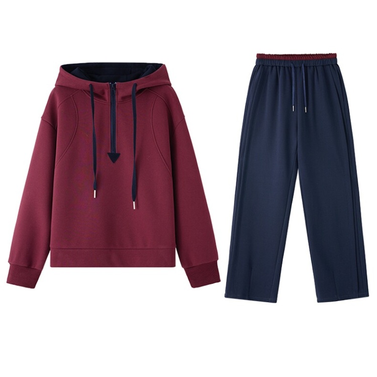 Spring Casual hooded Western style hoodie a set for women