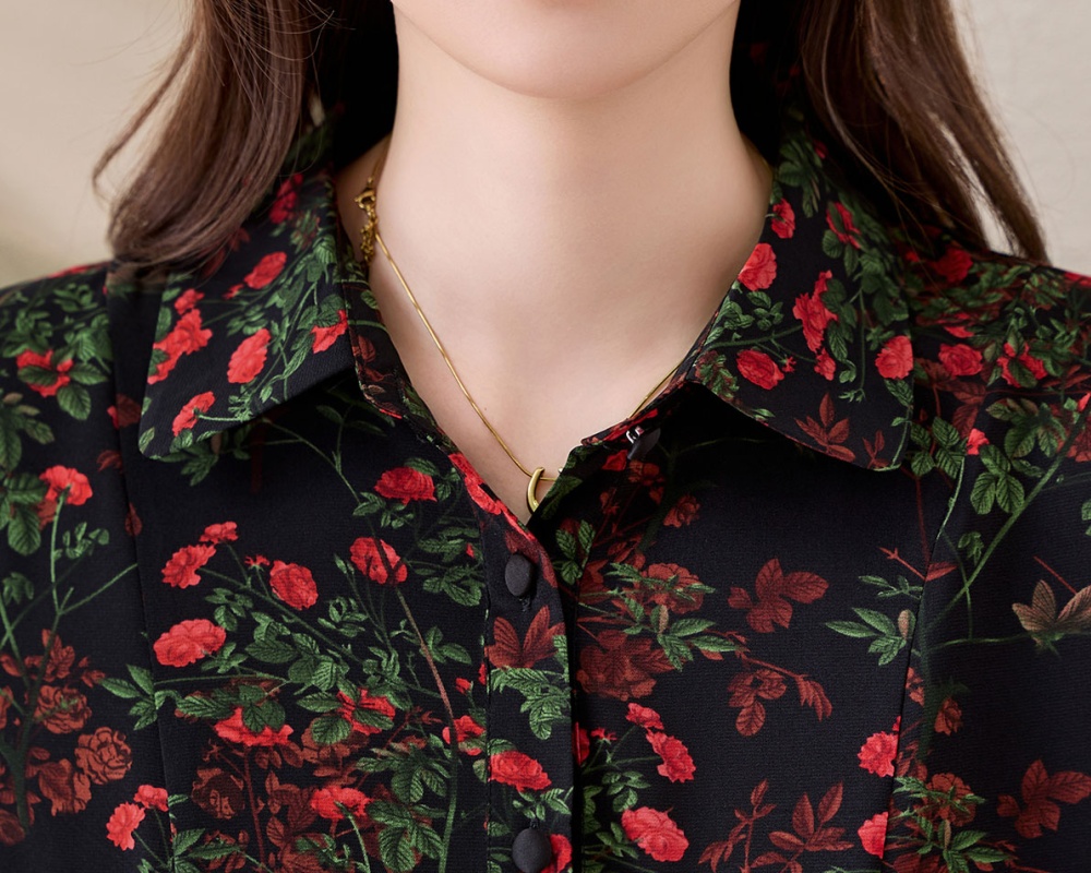 Fashion Casual loose floral short sleeve dress