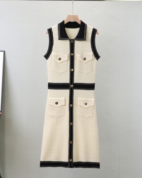 Slim fashion dress temperament sleeveless dress for women