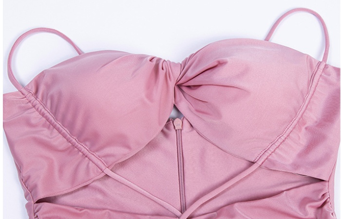 Spicegirl hollow T-back sexy wrapped chest dress for women