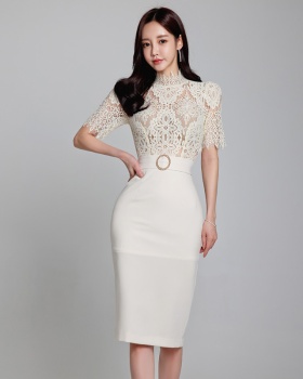 Commuting ladies lace temperament summer dress for women