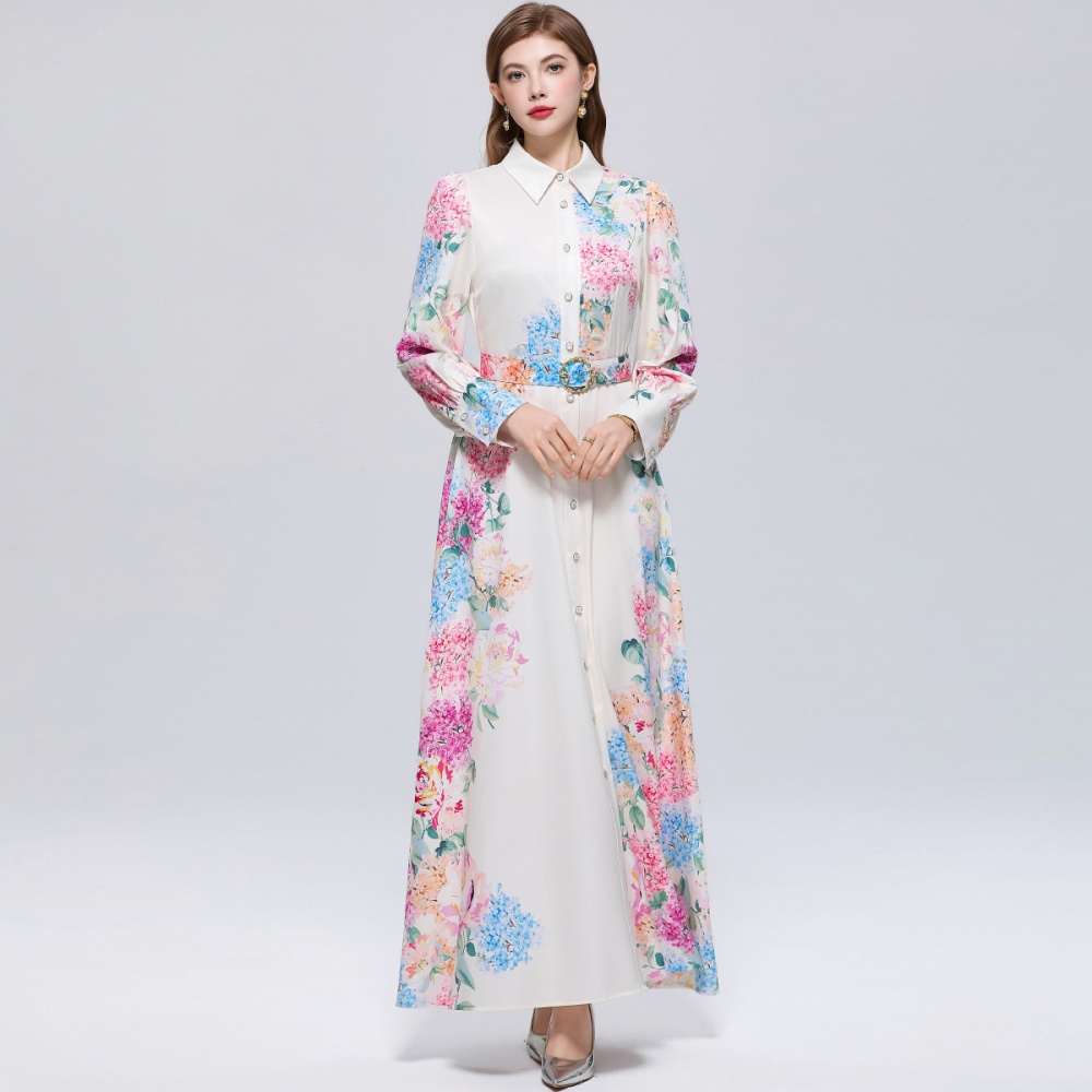 Long slim dress France style formal dress