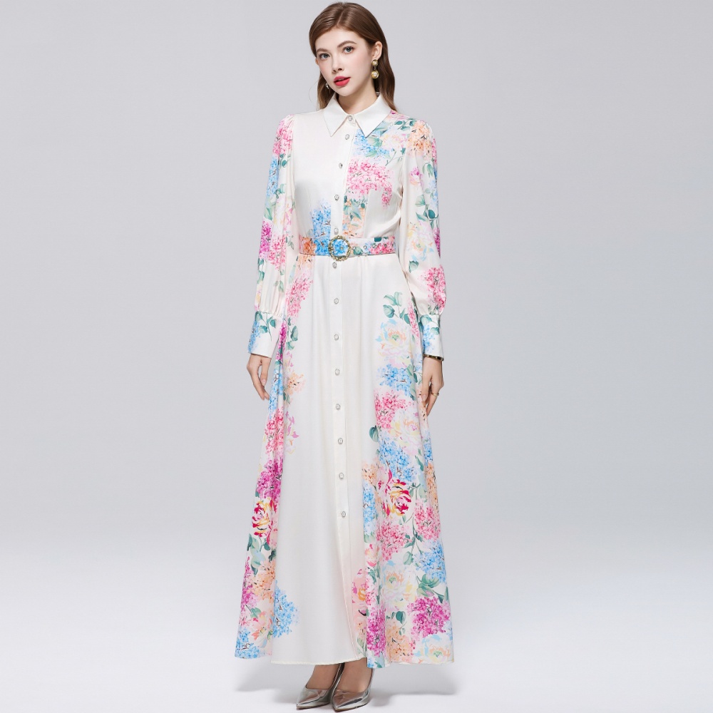 Long slim dress France style formal dress