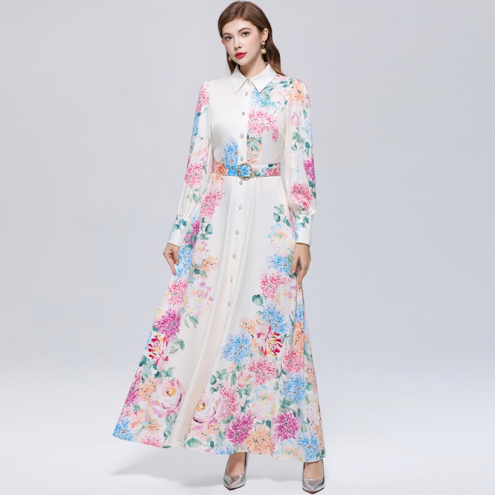 Long slim dress France style formal dress