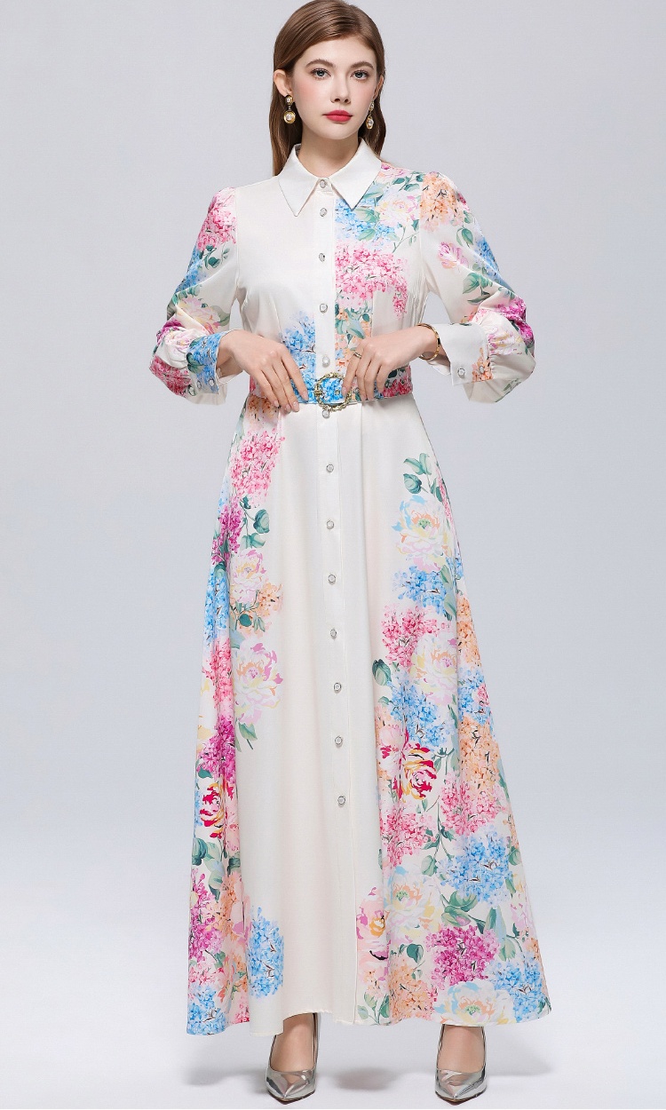 Long slim dress France style formal dress