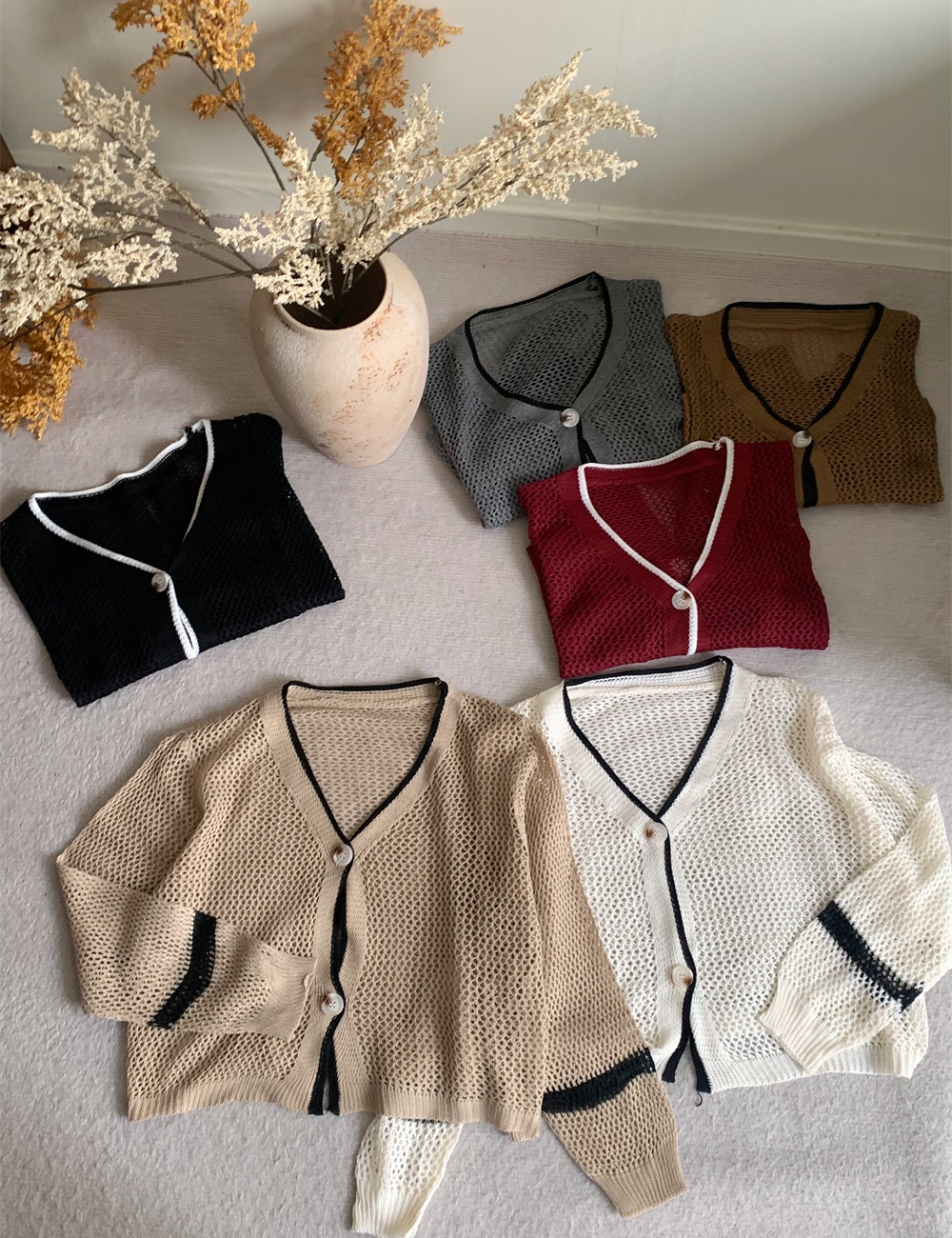 Short sunscreen small shawl knitted outside the ride tops