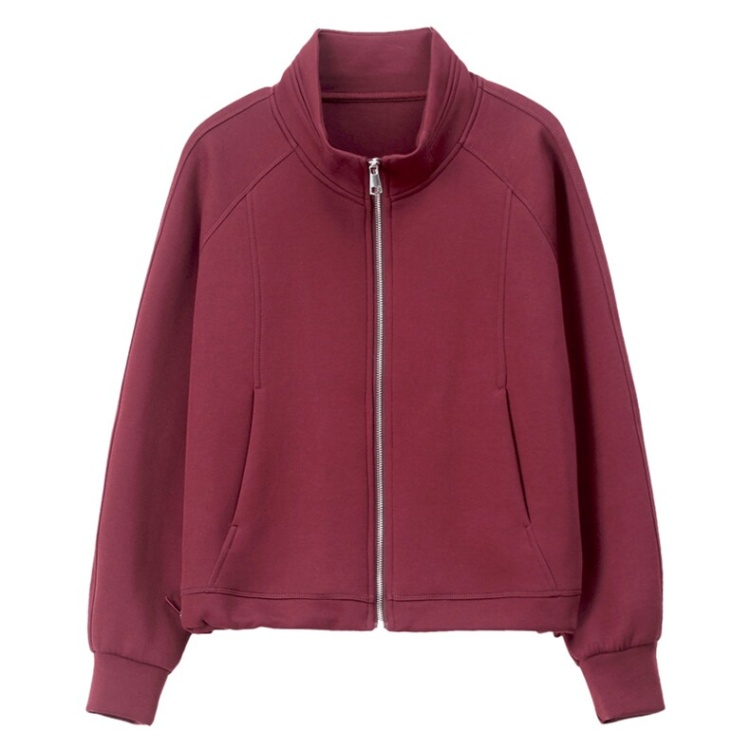 Cstand collar hoodie Casual tops for women