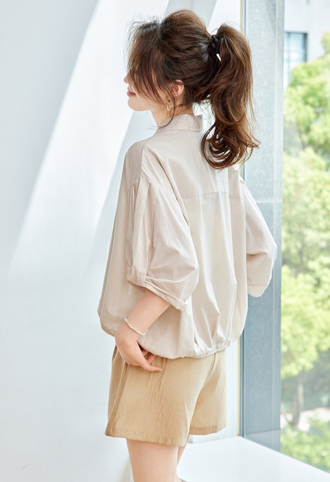 Summer fashion tops short sleeve shirt for women