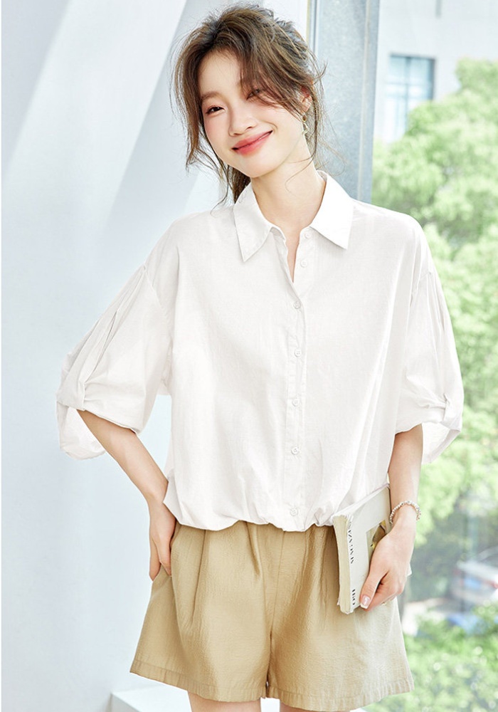 Summer fashion tops short sleeve shirt for women