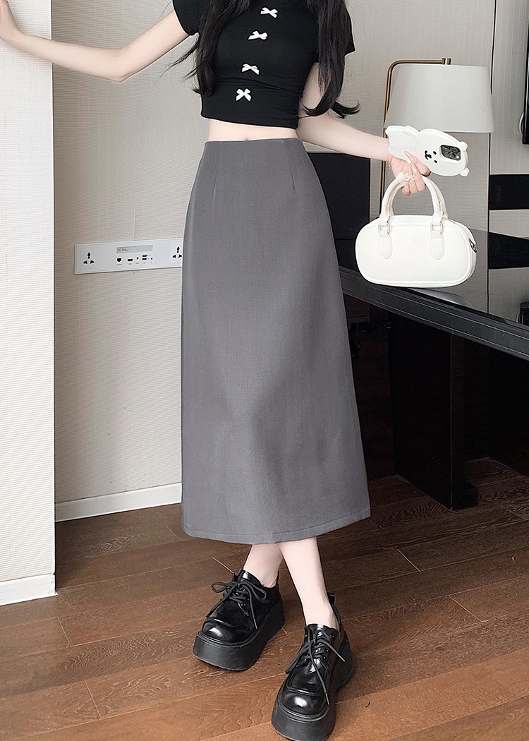 Simple fashion skirt large yard package hip short skirt