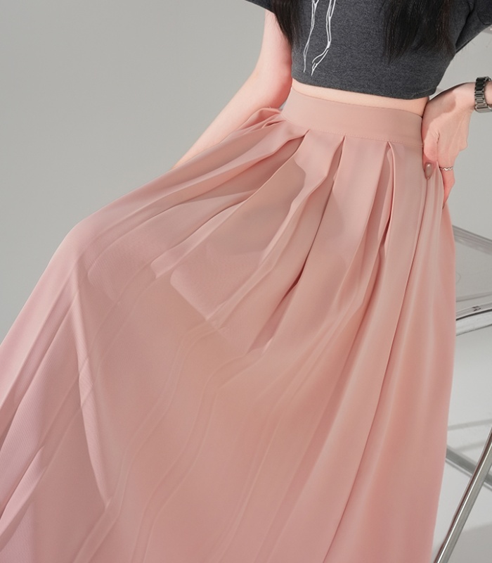 Spring and summer pure summer show young A-line skirt