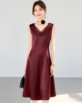 Thin summer business suit profession dress for women